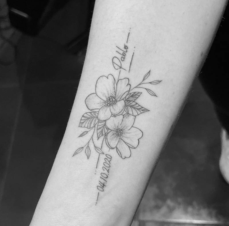 Meilleur tatouage Floral Cannes 